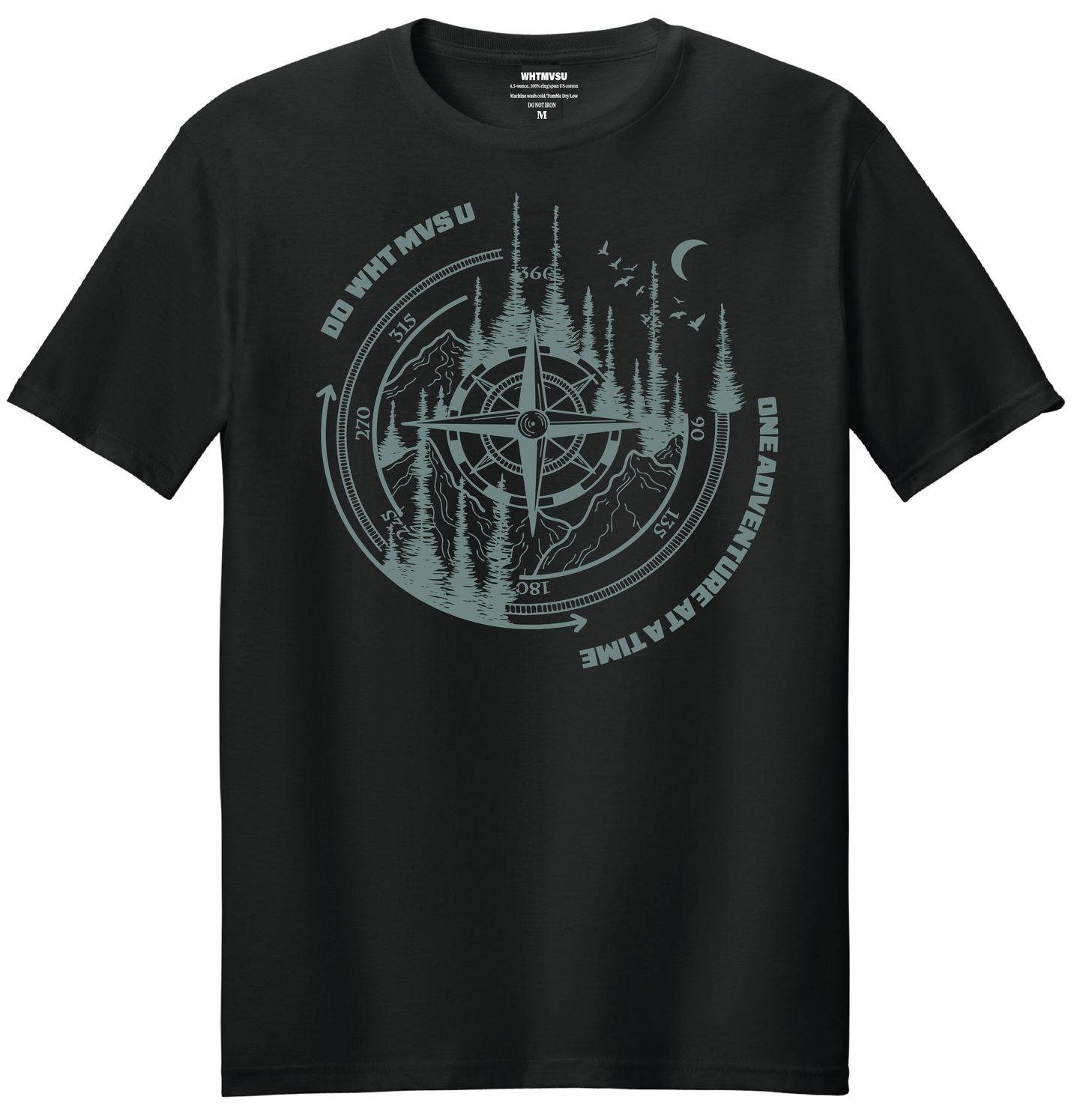 One Adventure At A TIme 4.5oz 100% Cotton Tee