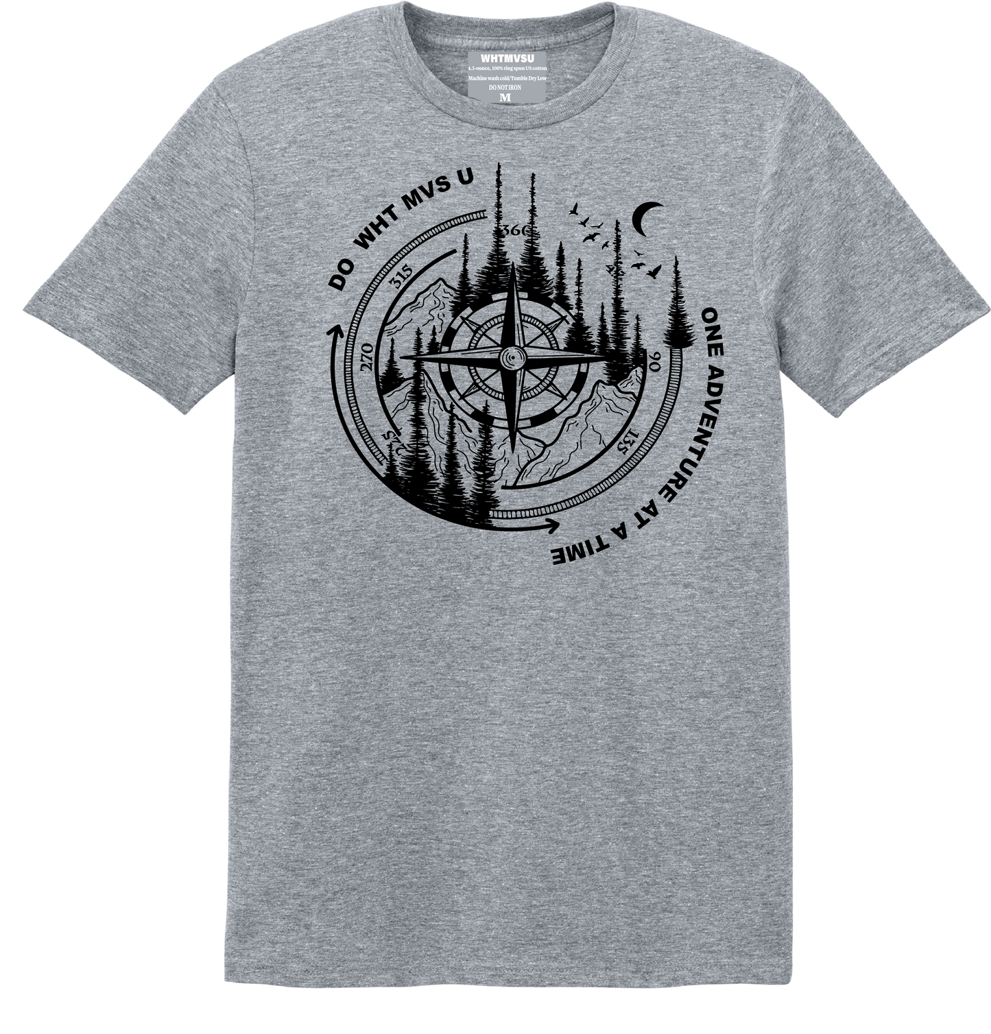 One Adventure At A TIme 4.5oz 100% Cotton Tee