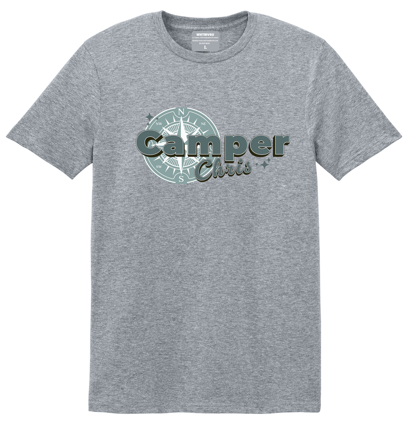 The Camper Chris 747 Compass Tee | Vintage Adventure Series