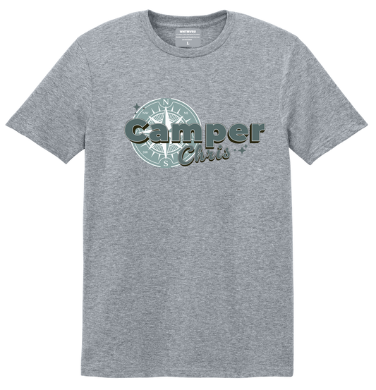 The Camper Chris 747 Compass Tee | Vintage Adventure Series