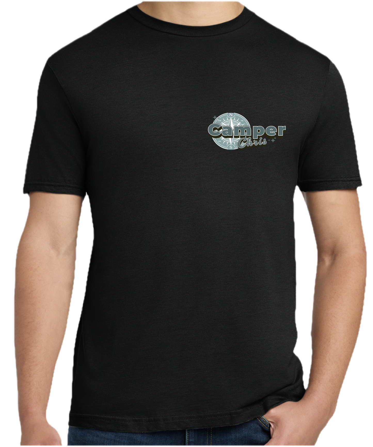 The Camper Chris 747 Compass Tee | Vintage Adventure Series