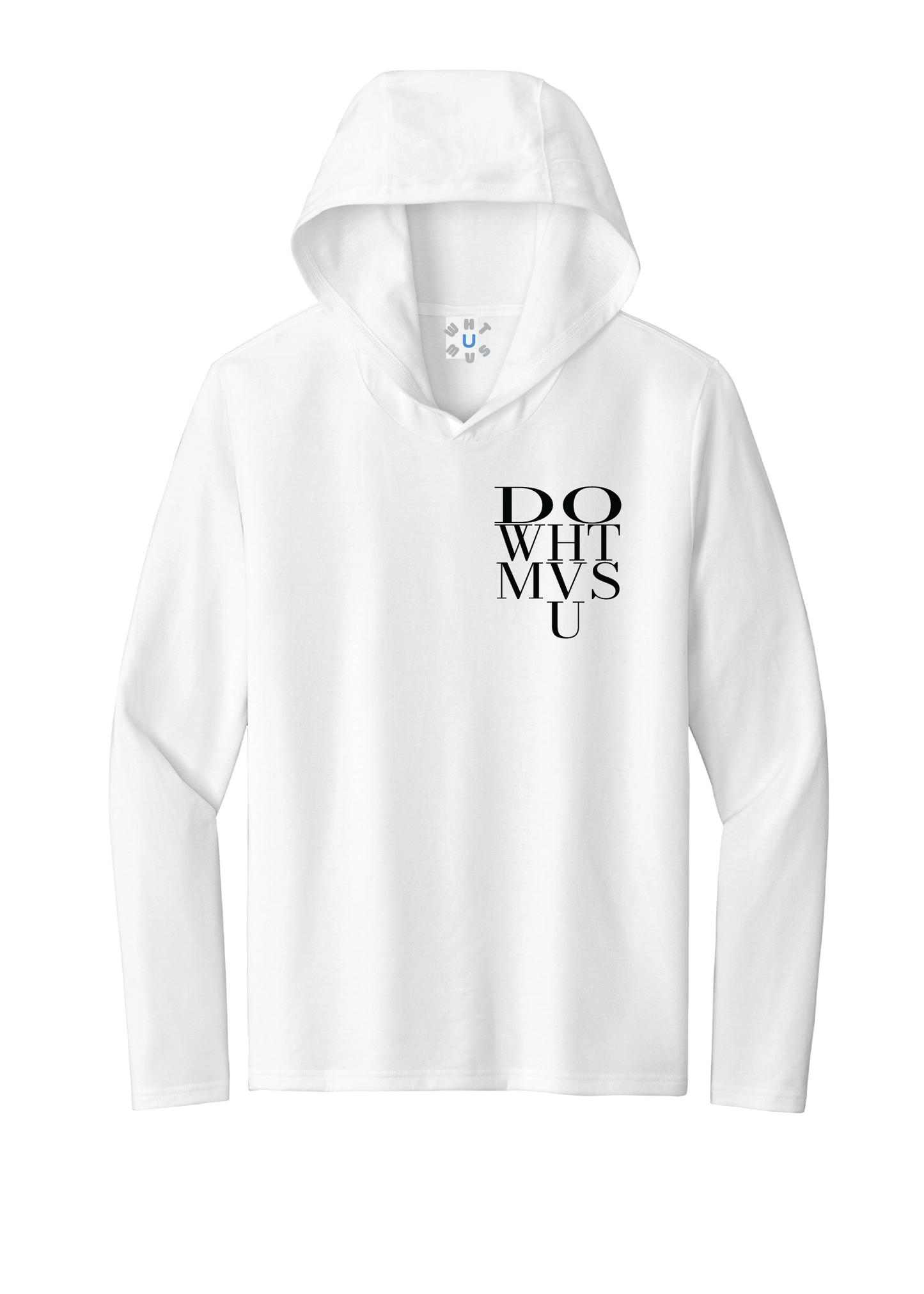 DO WHT MVS U 4.5oz Tri-blend Hoodie