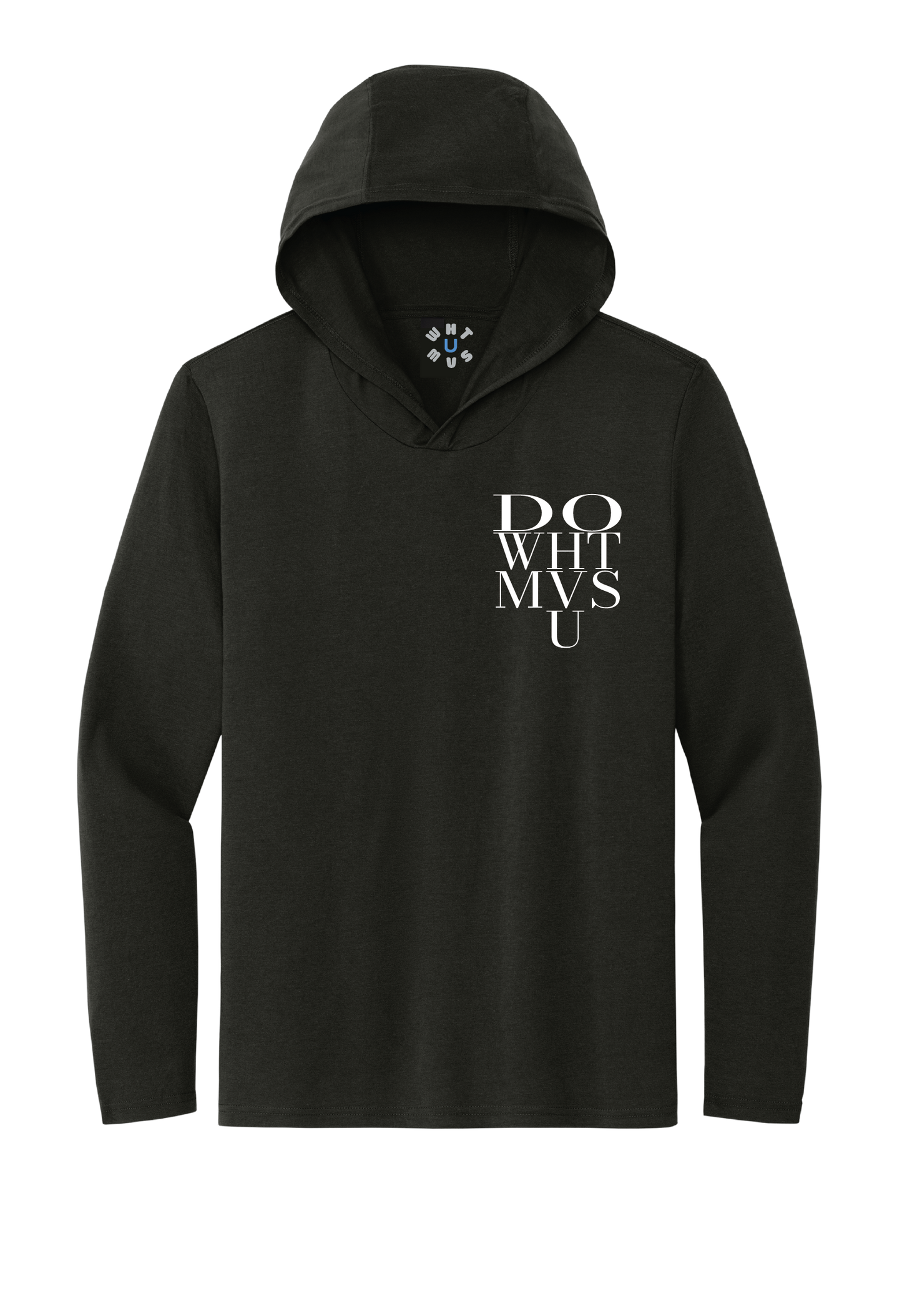 DO WHT MVS U 4.5oz Tri-blend Hoodie
