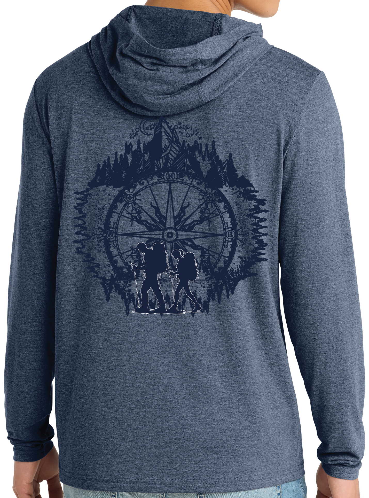 Hike Wild Unisex Tri-Blend Hoodies