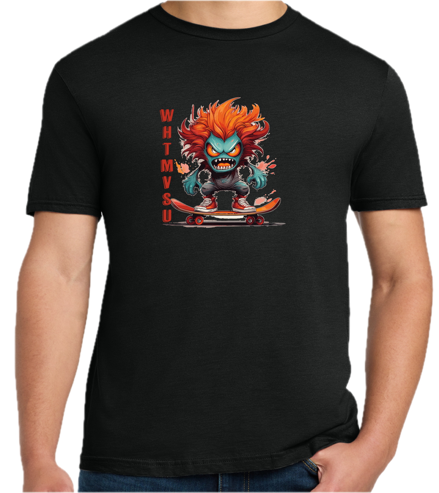 WHTMVSU Monster Skater Tee