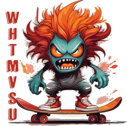 WHTMVSU Monster Skater Tee