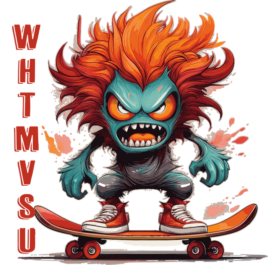 WHTMVSU Monster Skater Tee